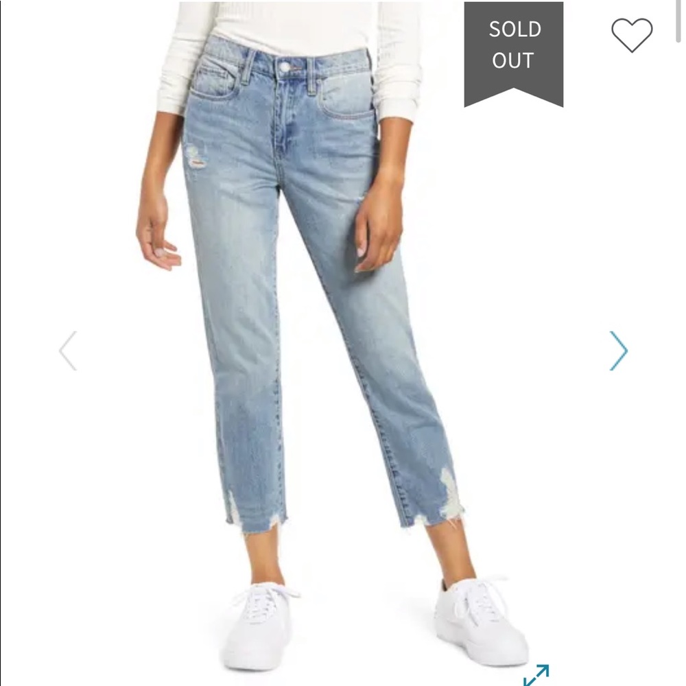 BLANKNYC Denim Madison High Waisted Crop Jeans
